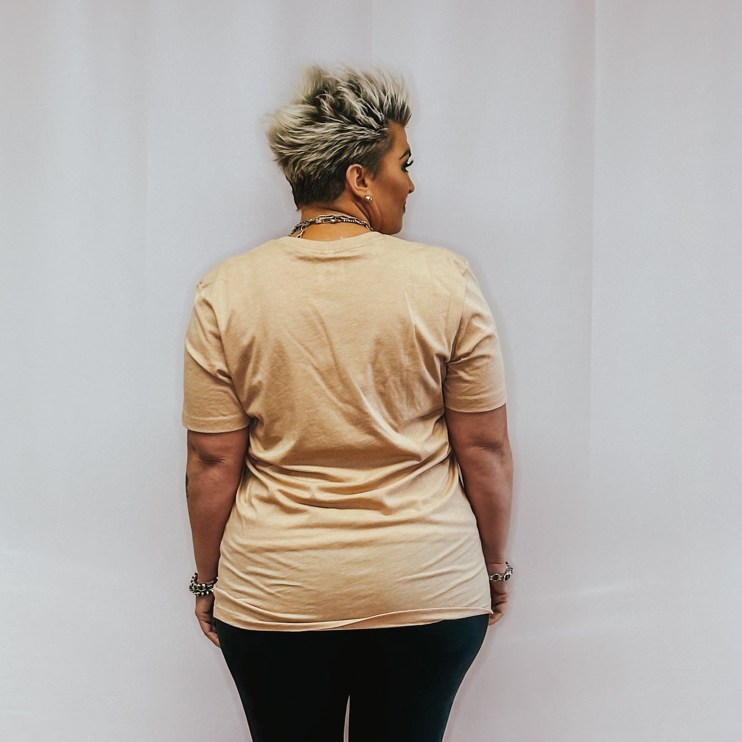 Mornings Are Bull Graphic Tee - Sand Dune