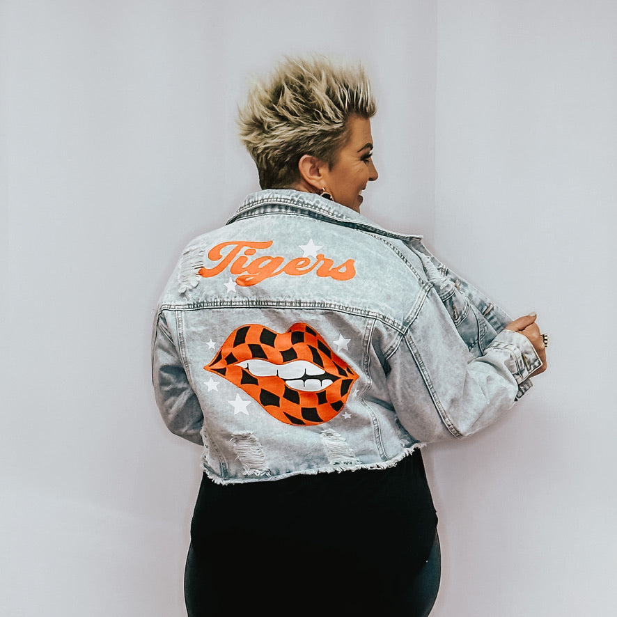 Tigers Game Day Denim Jacket
