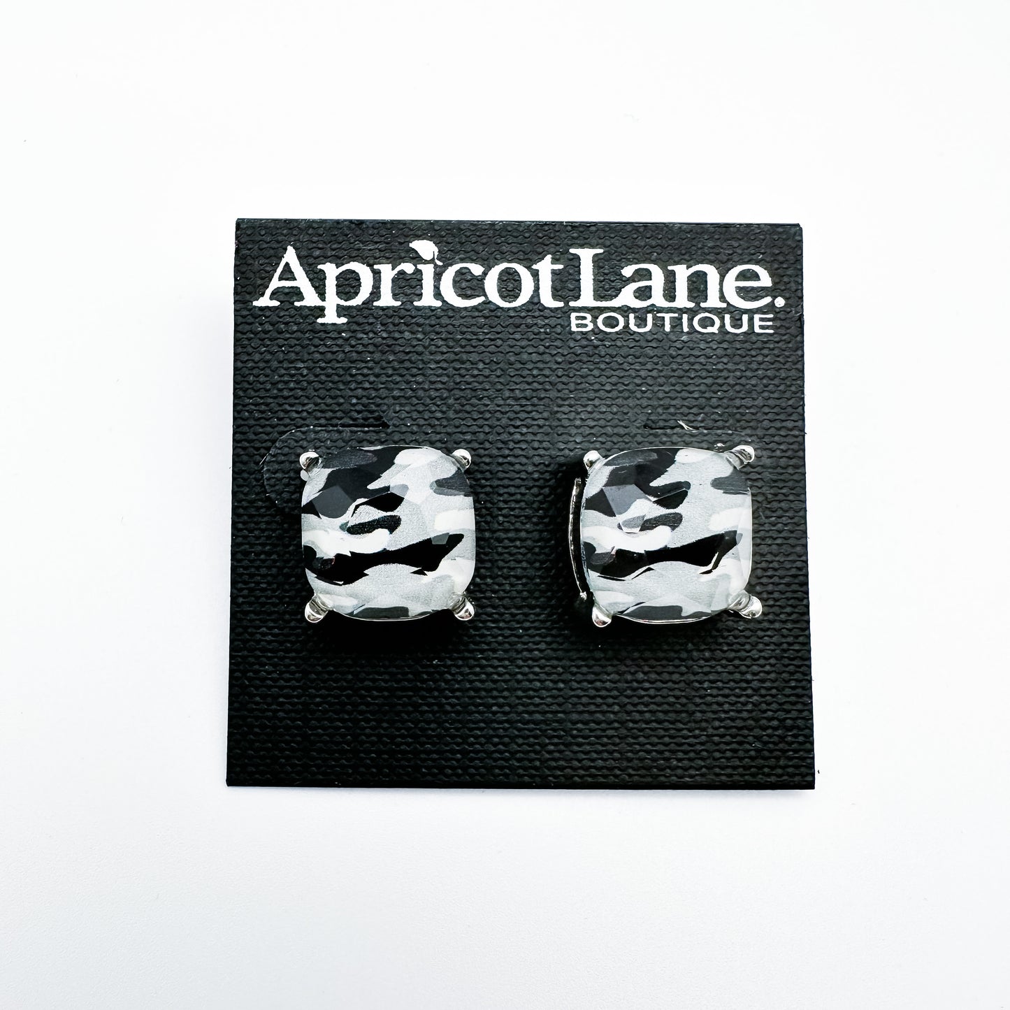 Camo Stud Earrings