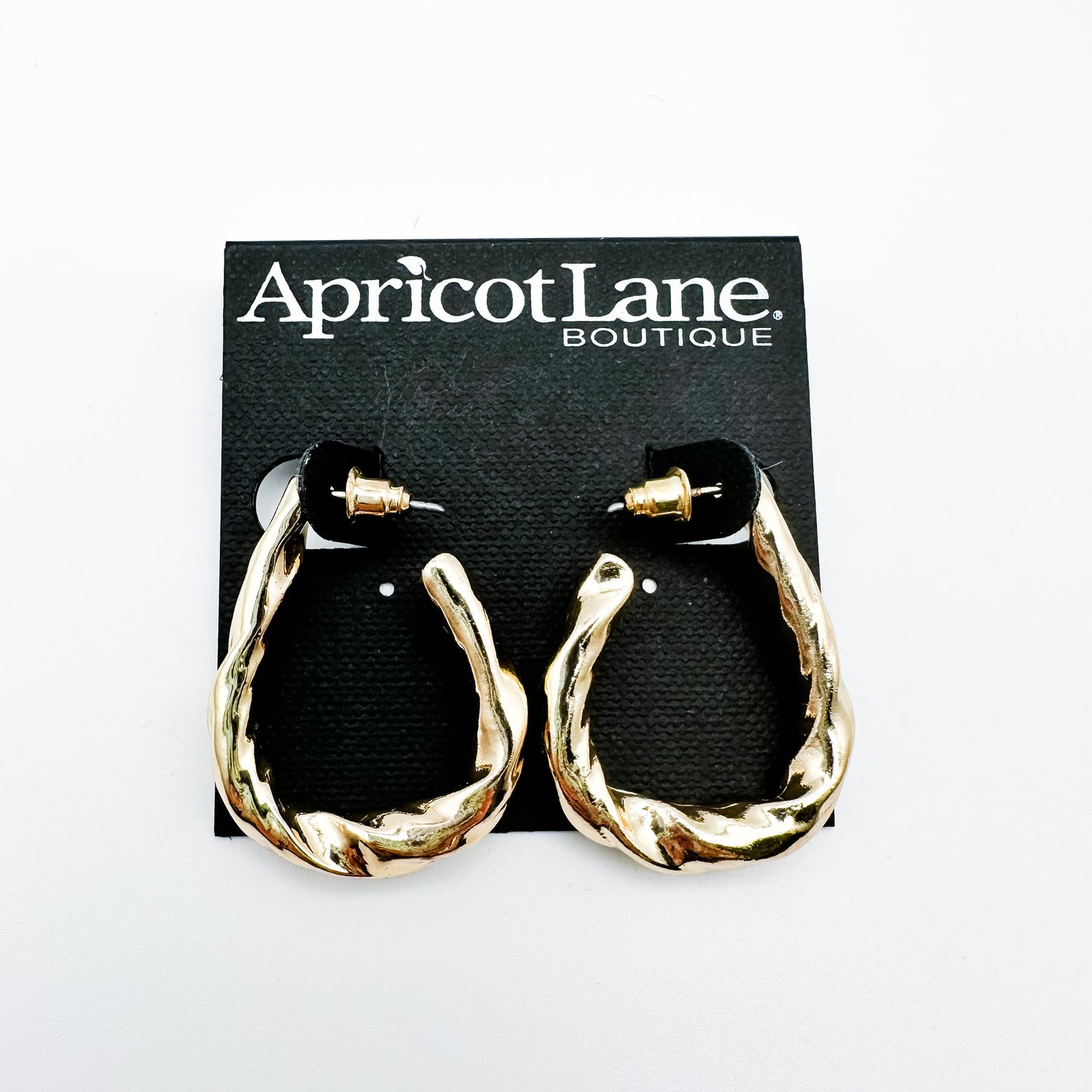 Gold Twist Earrings