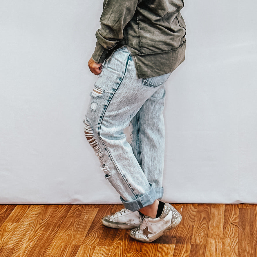 Ultra High Rise 90's Boyfriend Jean