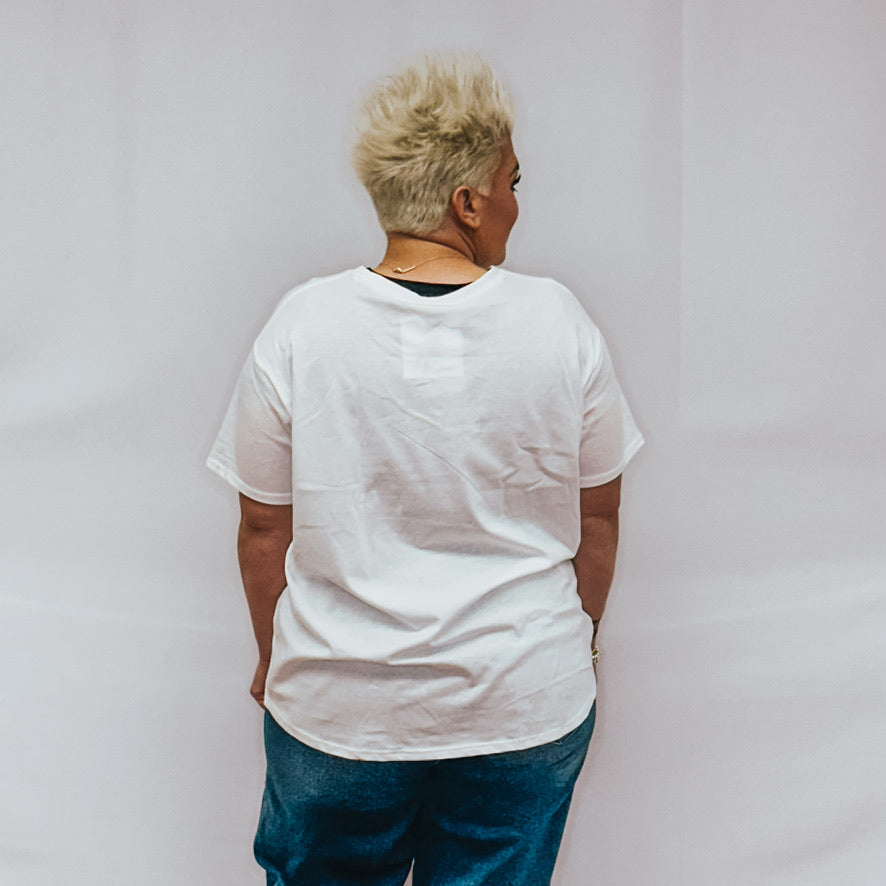 Wyoming Cowboys *END ZONE* The Easy Tee - White