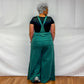 Adjustable Straps Jumpsuit with Pockets - Hunter Green