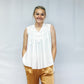 Ladies Woven Top - Off White