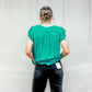 Ladies Woven Top - Green