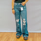 Ultra High Rise 90's Wide Leg Flare - Medium