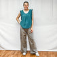 Ladies Woven Top - Sage Green