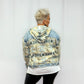 Aztec Hooded Denim Jacket