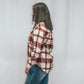 Plaid Flannel Button Down Shirt - Red