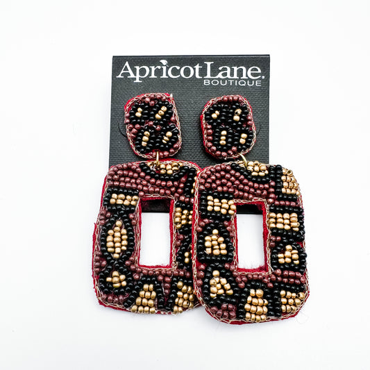 Leopard Print Earrings