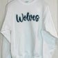Wolves Puff Sweatshirt - White